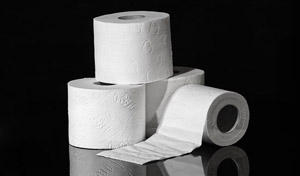 Photo by Alexas_Fotos on Pixabay Three toilet rolls on a black background